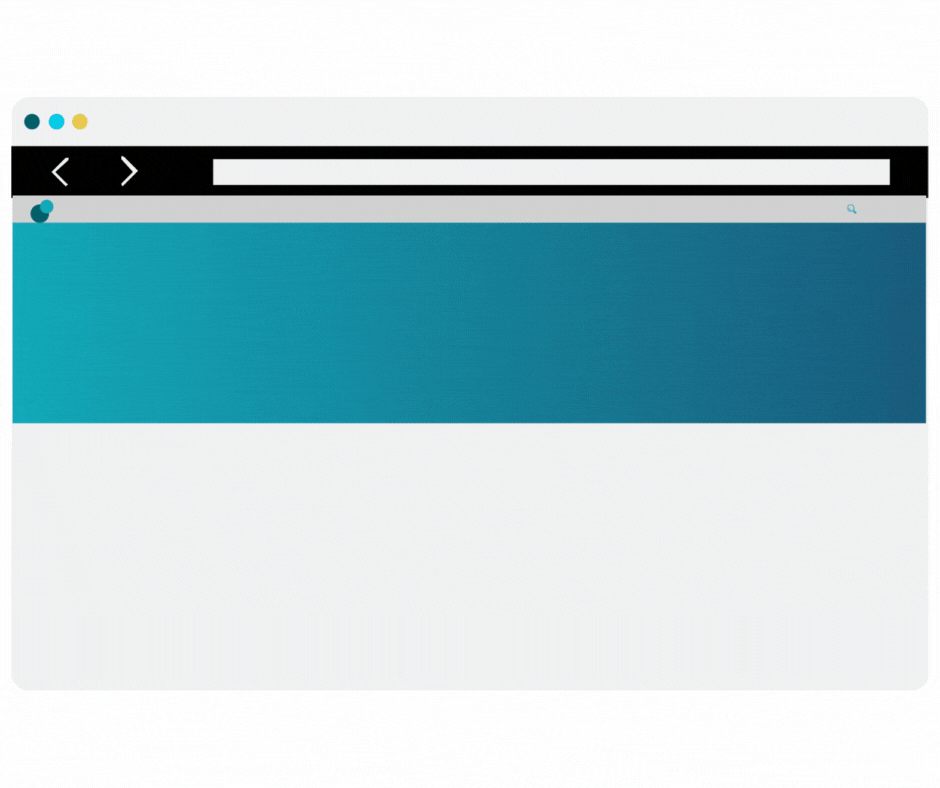 An animation of a web browser in different devices on how responsive desin works.